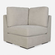 Uttermost Refuge Modular Sectional Sofa with Ottoman ~ Velvety Sand Performance Fabric