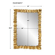 Uttermost Lev Contemporary Antique Gold Mirror