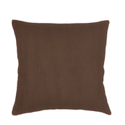 Anaya Home So Soft Linen Oak Brown Pillow 20x20 With Down Insert
