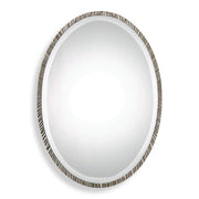 Uttermost Annadel Antique Metallic Silver Oval Mirror