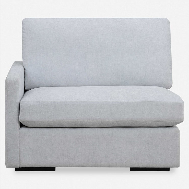 Uttermost Refuge Modular Sofa ~ Cloud Blue Performance Fabric