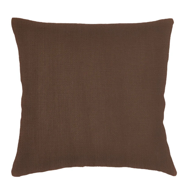 Anaya Home So Soft Linen Oak Brown Euro Pillow 26x26 With Down Insert