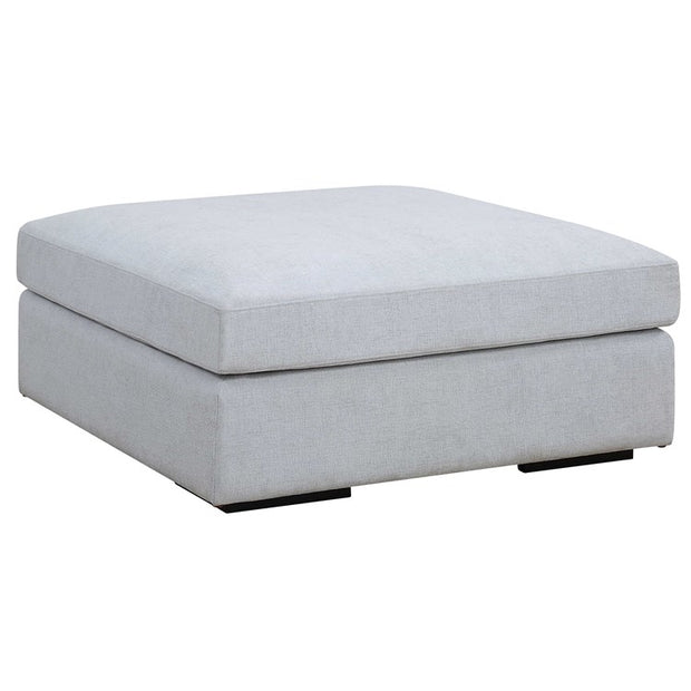 Uttermost Refuge Modular Sectional Sofa with Ottoman ~ Cloud Blue Performance Fabric