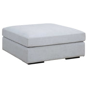 Uttermost Refuge Modular Ottoman ~ Cloud Blue Performance Fabric