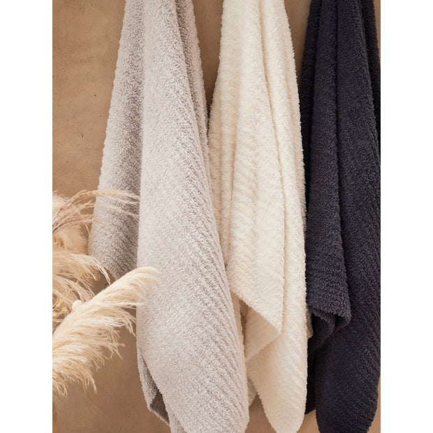 Barefoot Dreams Cozy Chic Pearl Ribbed Throw