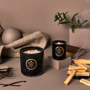 Voluspa Suede Noir Luxe Candle ~ 30oz