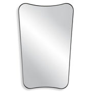 Uttermost Belvoir Sleek Satin Black Mirror