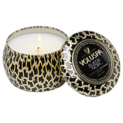 Voluspa Suede Noir Mini Tin Candle