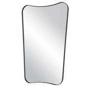 Uttermost Belvoir Sleek Satin Black Mirror