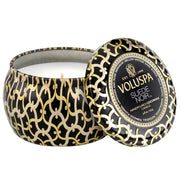Voluspa Suede Noir Mini Tin Candle