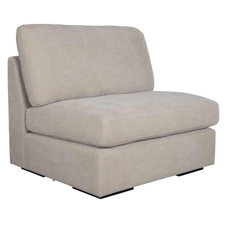Uttermost Refuge Modular Armless Piece ~ Velvety Sand Performance Fabric