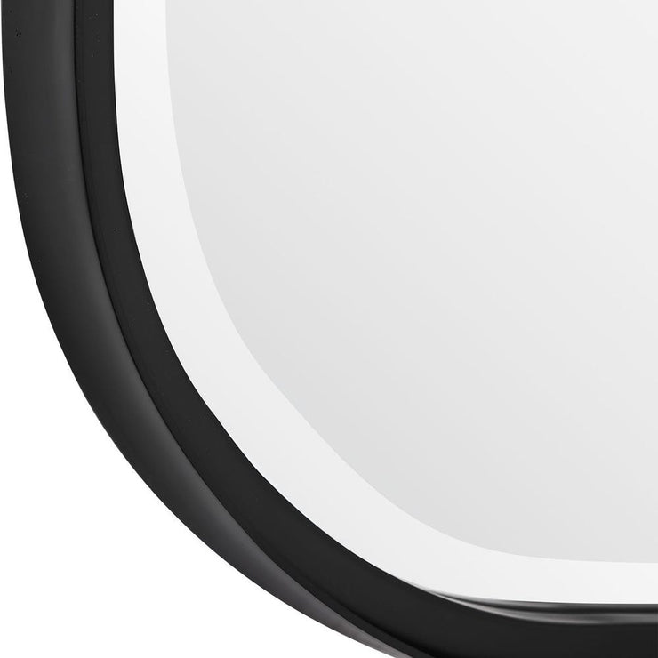 Uttermost Concord Tall Satin Black Mirror