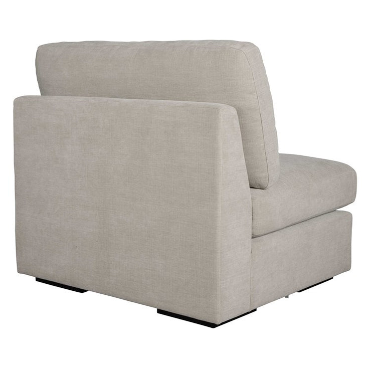 Uttermost Refuge Modular Armless Piece ~ Velvety Sand Performance Fabric