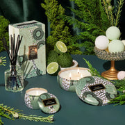 Voluspa White Cypress 3 Wick Tin Candle ~12oz