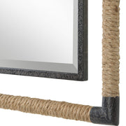 Uttermost Melville Natural Rope And Rust Black Iron Mirror