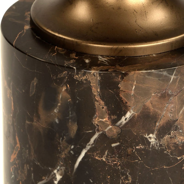 Uttermost Karnes Black Marble Drink Table