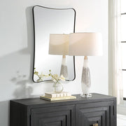 Uttermost Loudon Satin Black Vanity Mirror