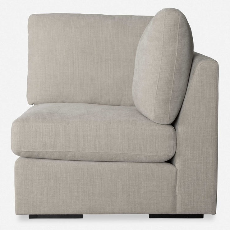 Uttermost Refuge Modular Corner Piece ~ Velvety Sand Performance Fabric