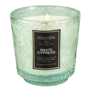 Voluspa White Cypress Petite Pedestal Candle ~2.5oz