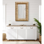 Uttermost Twisted Seagrass Rectangle Mirror
