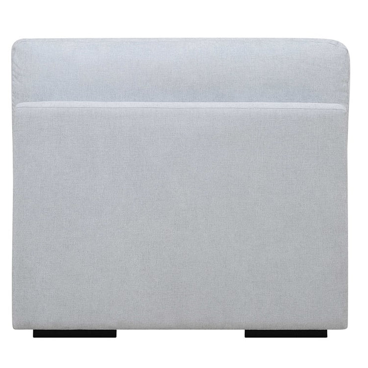 Uttermost Refuge Modular Armless Piece ~ Cloud Blue Performance Fabric