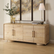 Uttermost Evanston Natural Modern 4 Door Cabinet