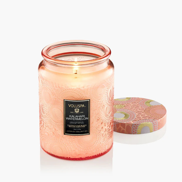 Voluspa Kalahari Watermelon Large Jar Candle ~ 18oz