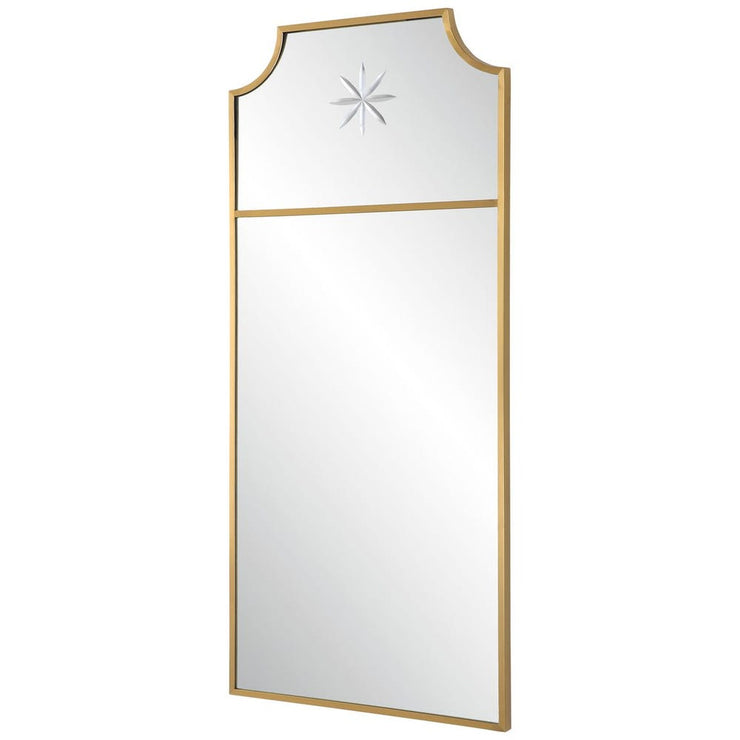 Uttermost Caddington Satin Brushed Brass Mirror