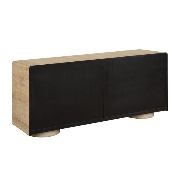 Uttermost Evanston Natural Modern 4 Door Cabinet