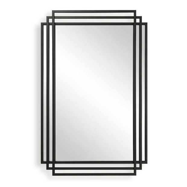 Uttermost Amherst Matte Black Mirror