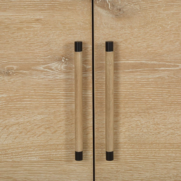 Uttermost Evanston Natural Modern 4 Door Cabinet