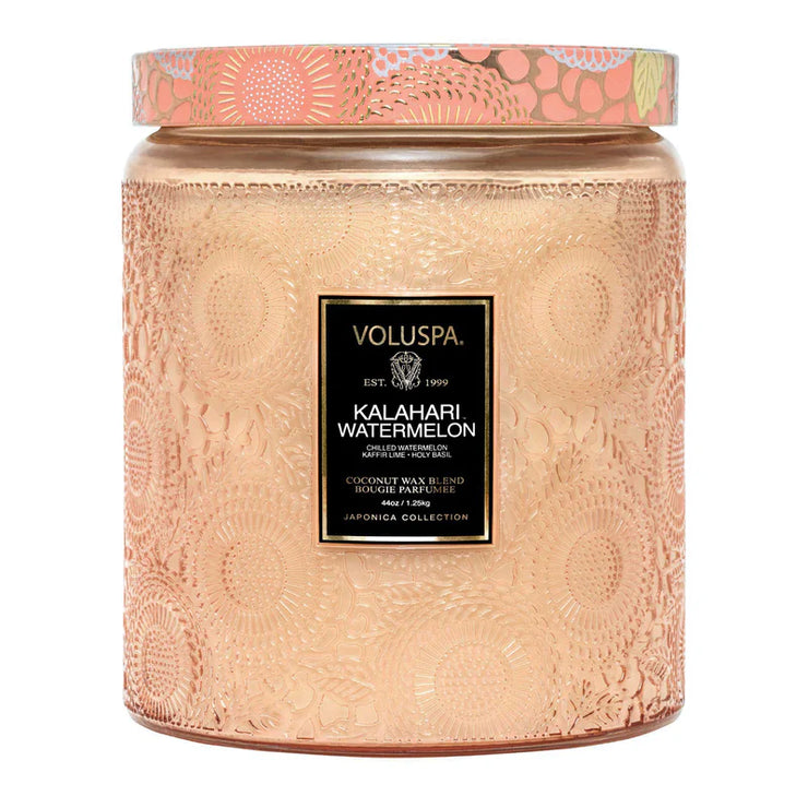 Voluspa Kalahari Watermelon Luxe Jar Candle ~ 44oz