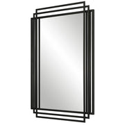 Uttermost Amherst Matte Black Mirror