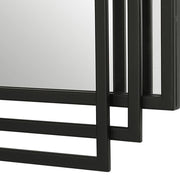 Uttermost Amherst Matte Black Mirror