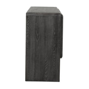 Uttermost Bierk Rich Dark Elm Wood Modern 2 Door Cabinet