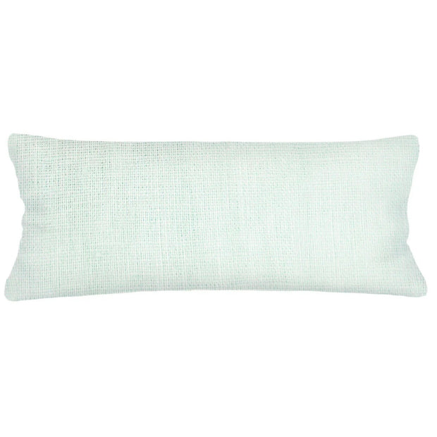 Anaya Home So Soft Linen Bright Aqua Body Pillow With Down Alternative Insert