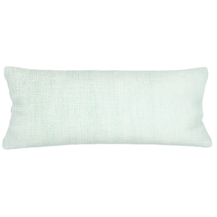 Anaya Home So Soft Linen Bright Aqua Body Pillow With Down Alternative Insert