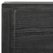Uttermost Bierk Rich Dark Elm Wood Modern 2 Door Cabinet