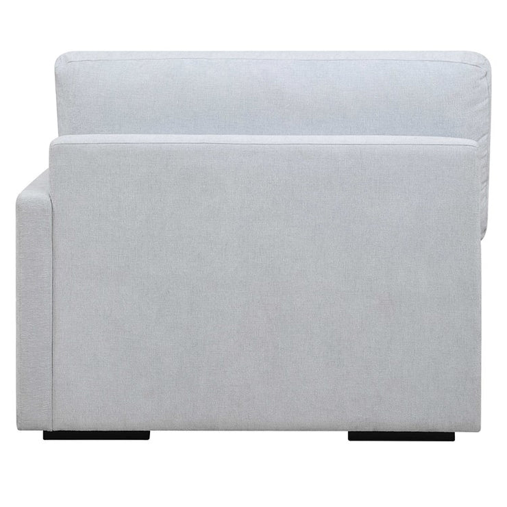 Uttermost Refuge Modular Right Arm Facing Piece ~ Cloud Blue Performance Fabric