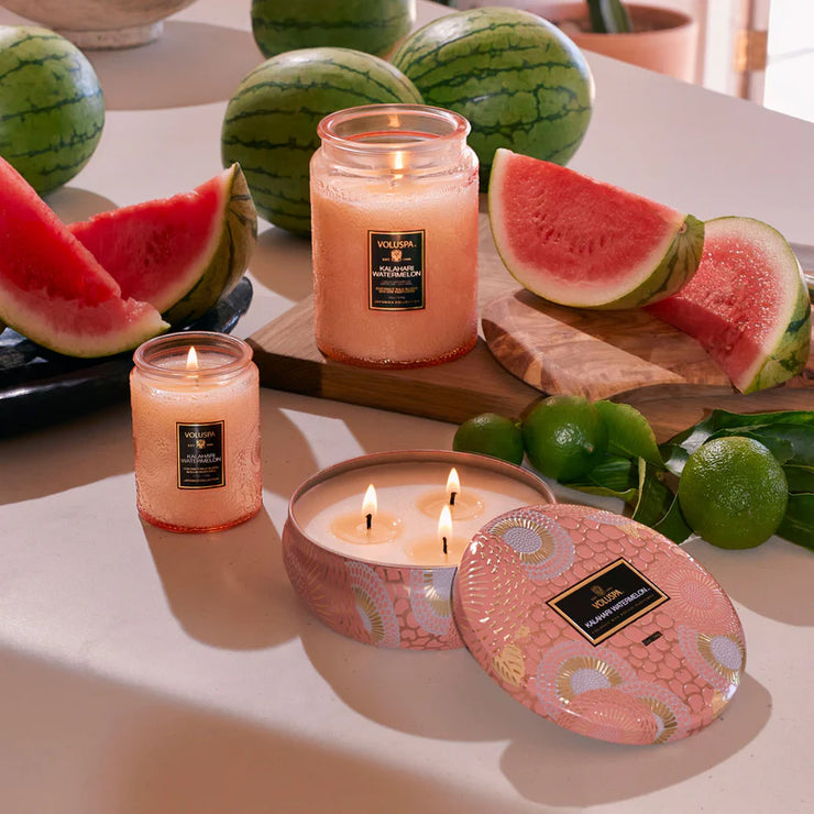 Voluspa Kalahari Watermelon Small Jar Candle ~ 5.5 oz