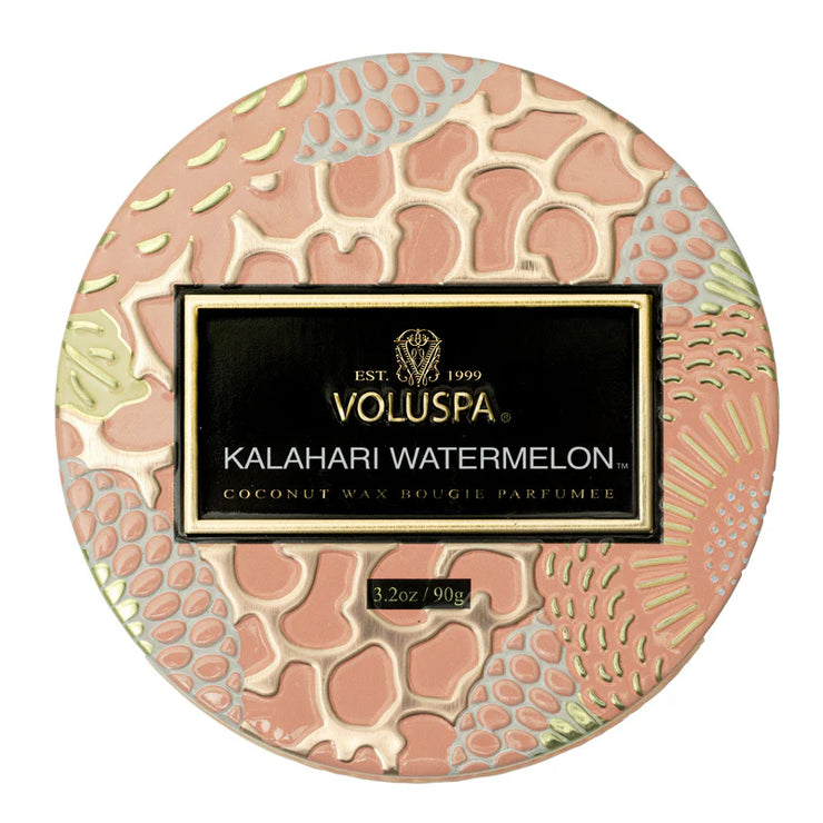 Voluspa Kalahari Watermelon Petite Jar Candle ~3.2oz