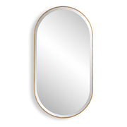 Uttermost Lago Iron Antique Golden Bronze Oval Mirror