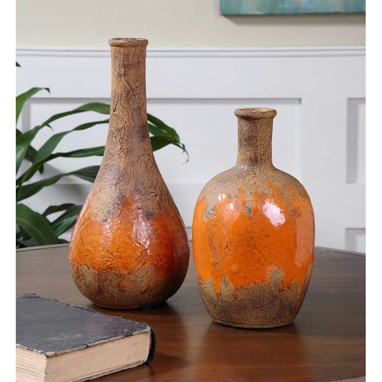 Uttermost Kadam Ceramic Vases (Set of 2)