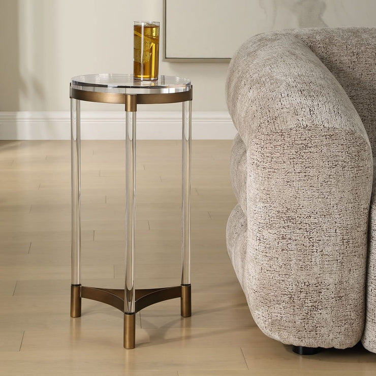 Uttermost Pereira Bronze Finish Accent Table