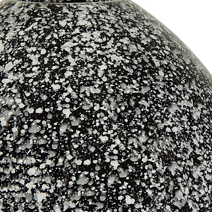 Uttermost Cosmic Black and White Ceramic Set of 2 Vases