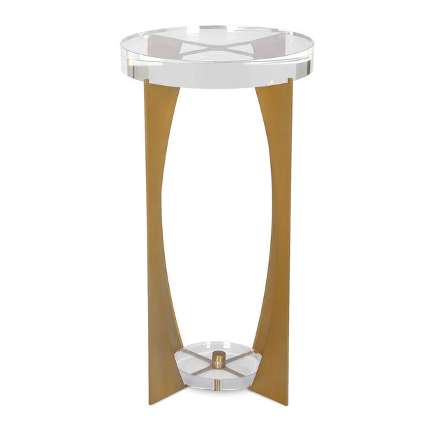 Uttermost Kolkata Crystal Tabletop Accent Table