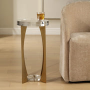 Uttermost Kolkata Crystal Tabletop Accent Table