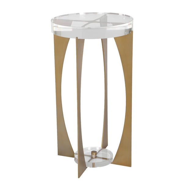 Uttermost Kolkata Crystal Tabletop Accent Table