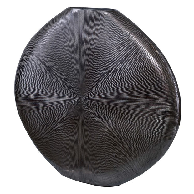 Uttermost Gretchen Black Contemporary Textured Vase