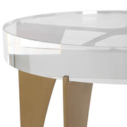 Uttermost Kolkata Crystal Tabletop Accent Table
